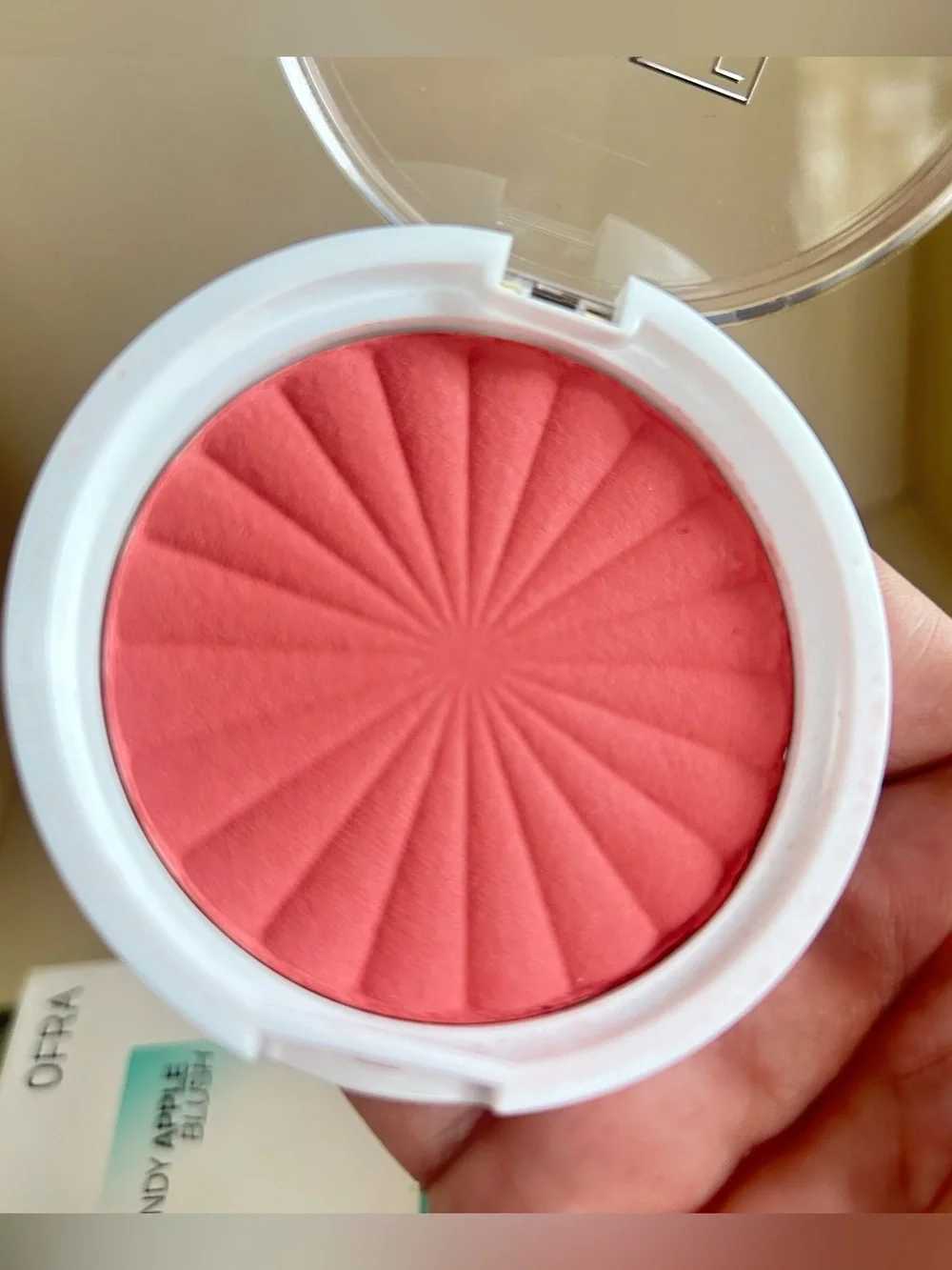 OFRA Blush Baked Powder CANDY APPLE Pink 7g/0.25oz Imperfect Box